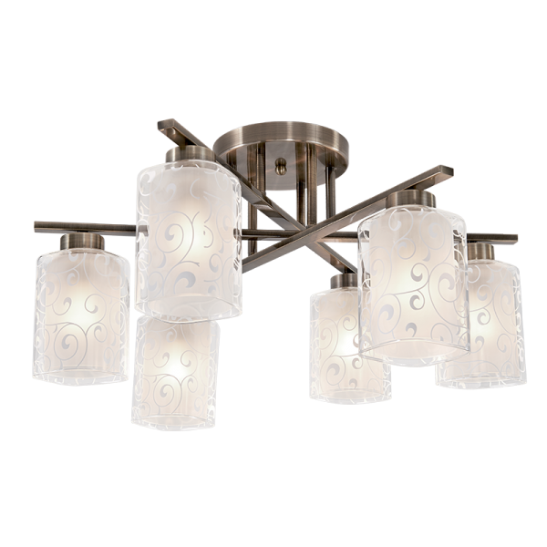 LUSTER LEXI 6XE27 IP20 ANTIKNI MJED