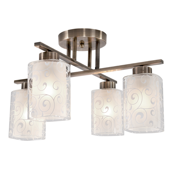 LUSTER LEXI 4XE27 IP20 ANTIKNI MJED