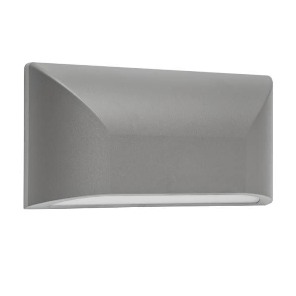 FASADNA LED SVJETILJKA GRF05 6W 4000K IP65 SIVA