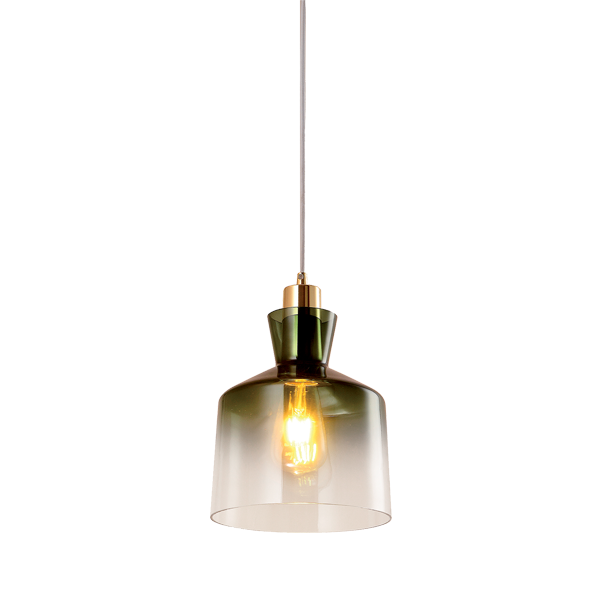 ALMA VISILICA 1XE27 ZELENA/ZLATO