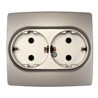 CITY ŠUKO UTIČNICA (DVOSTRUKA) ŠAMPANJ METALIK SA VIJKOM