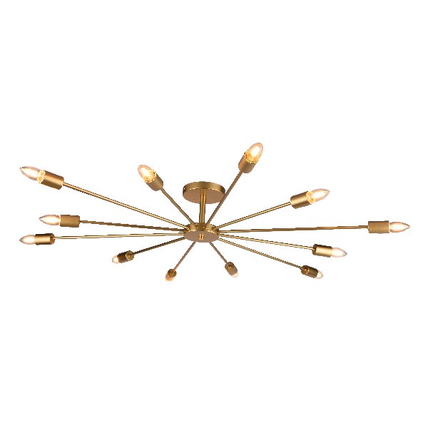 ROXI PLAFONJERA 12XE27 ZLATNA