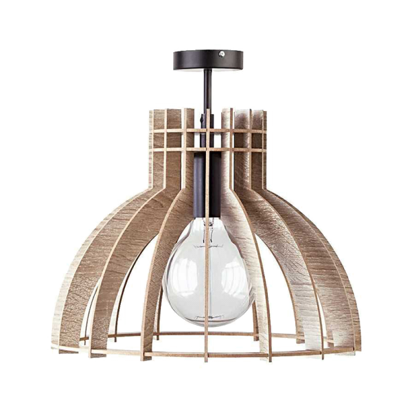 WOODY PLAFONJERA 1xE27 Ф300mm