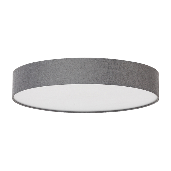 LED PLAFONJERA SHELLY 18W SA DALJINSKIM TAMNO SIVA