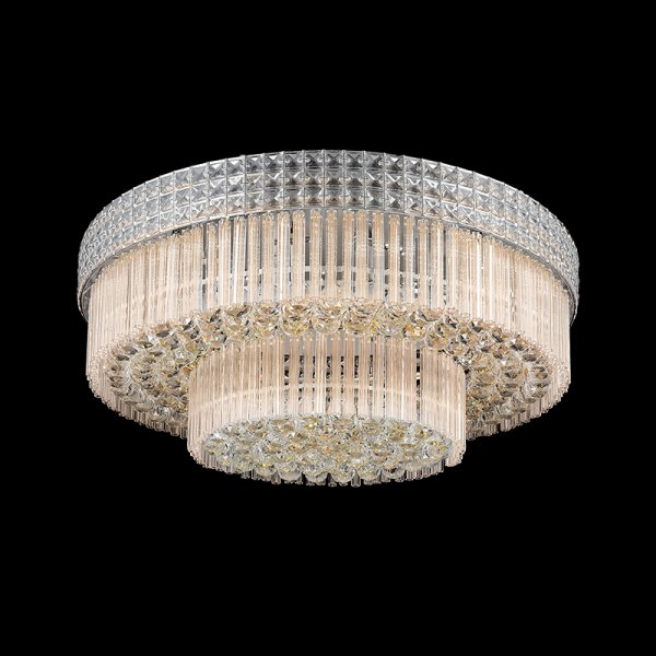 MISHELLE PLAFONJERA 8XE14 KROM d600Xv340mm