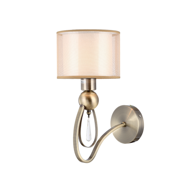 MERY ZIDNA SVJETILJKA 1XE27 ANTIKNI MJED