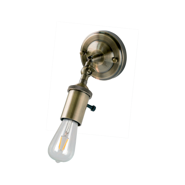 SAILOR ZIDNA SVJETILJKA 1XE27 ANTIKNI MJED