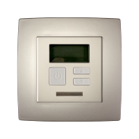 CITY TERMOSTAT ŠAMPANJ METALIK