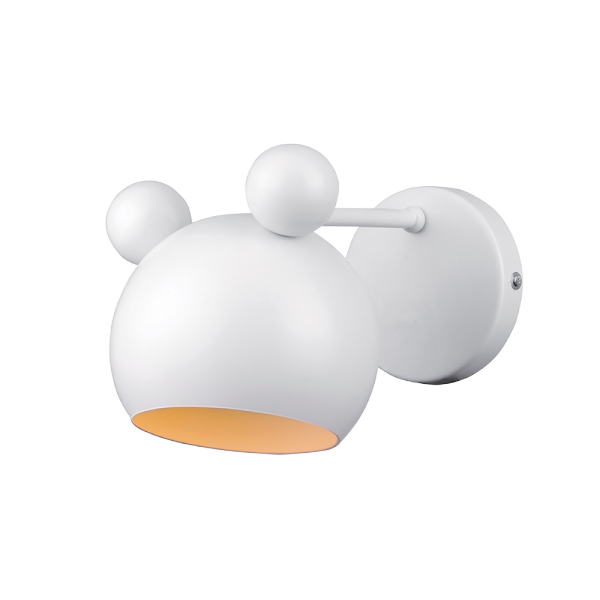 MICKEY ZIDNA SVJETILJKA 1XE27 BIJELA