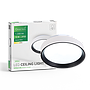 LED plafonjera Green Tech, 12W, 4000K, IP20, bijela + crna, promjer 25,8 cm